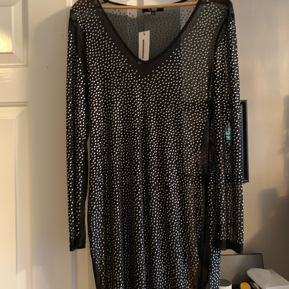 BLACK  COCKTAIL DRESS